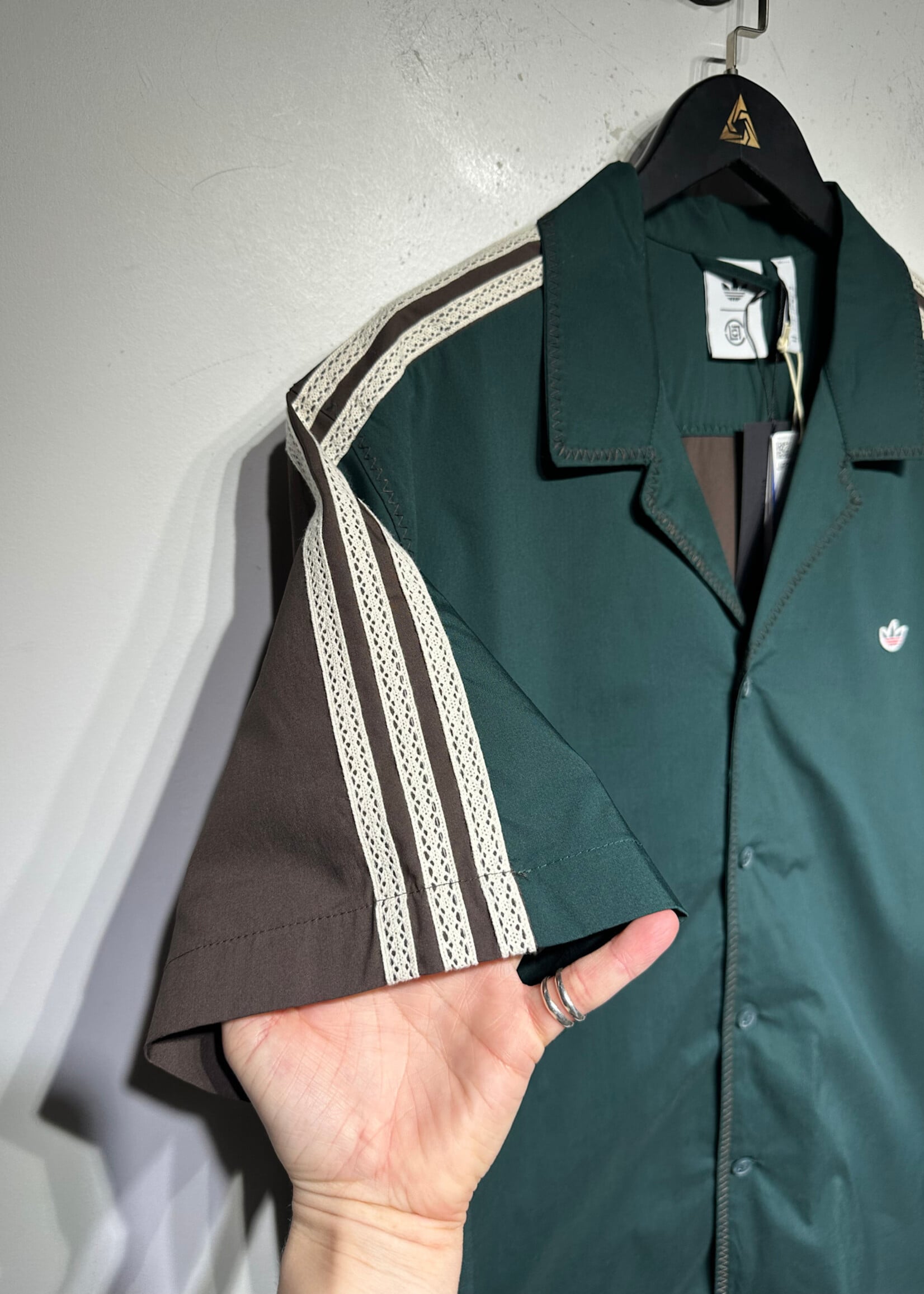 NWT Adidas x Clot Green B/U L