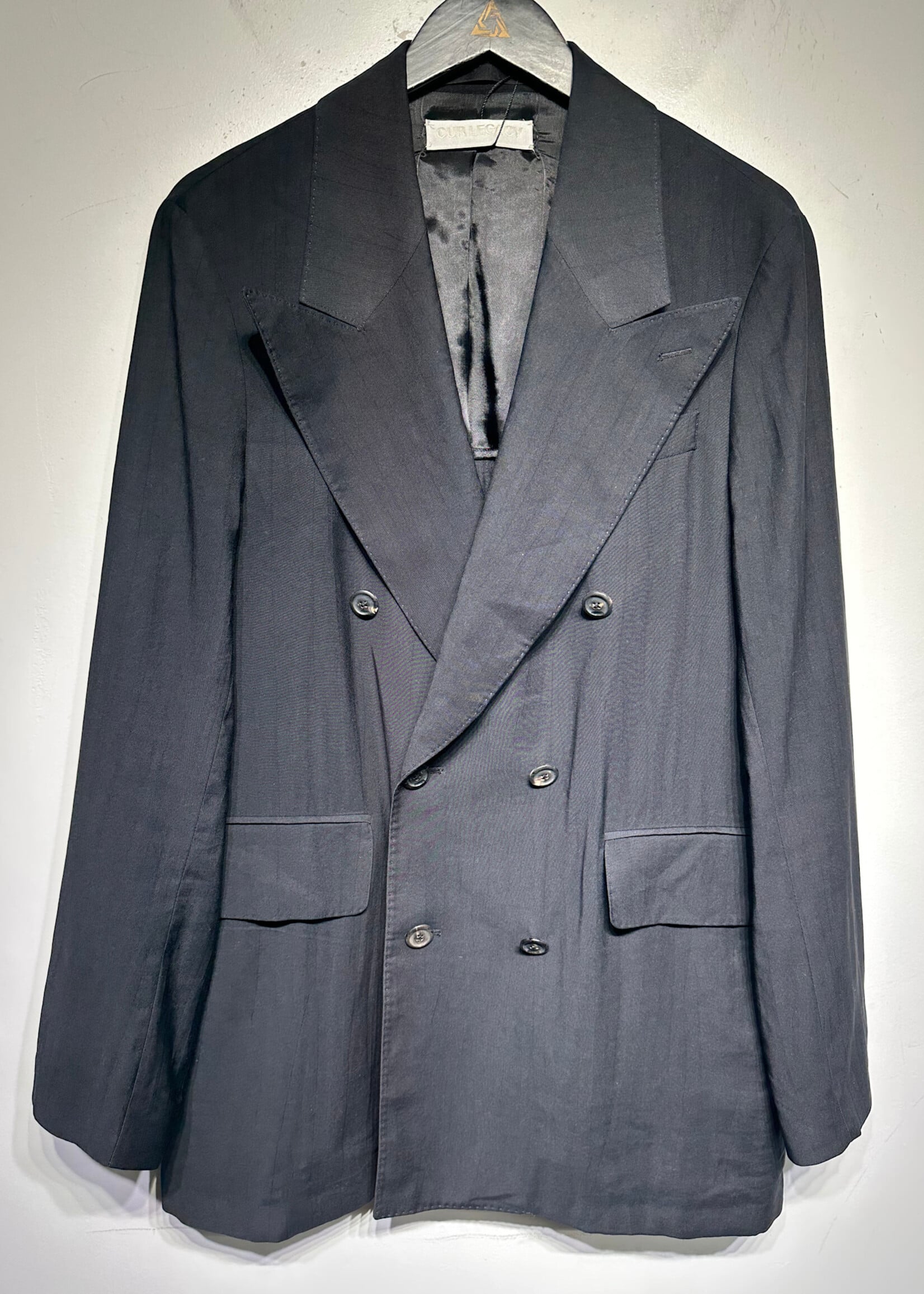 Our Legacy Black Double Breasted Blazer Masc L