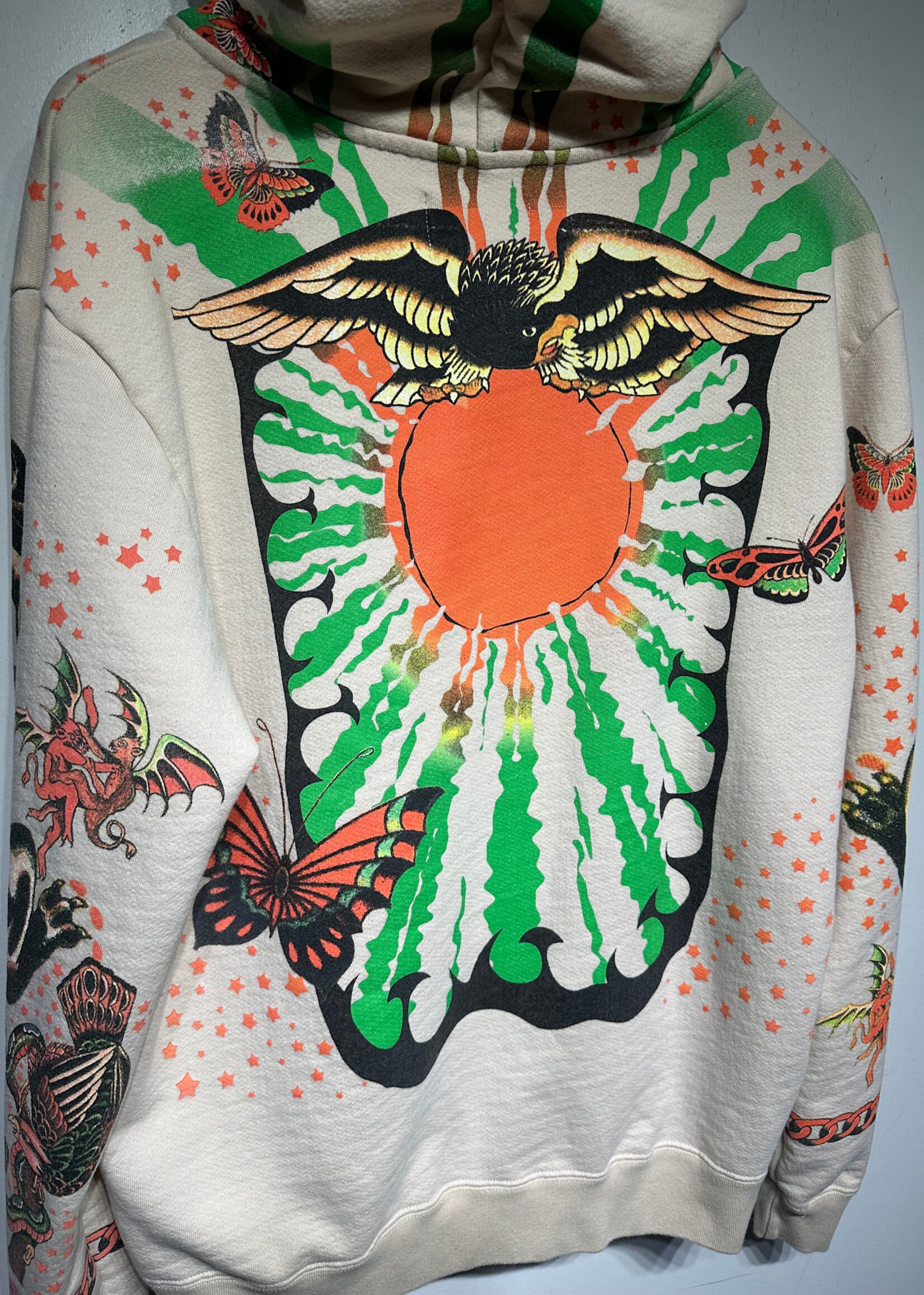 Denim Tears African Diaspora Goods White Hoodie Masc XL