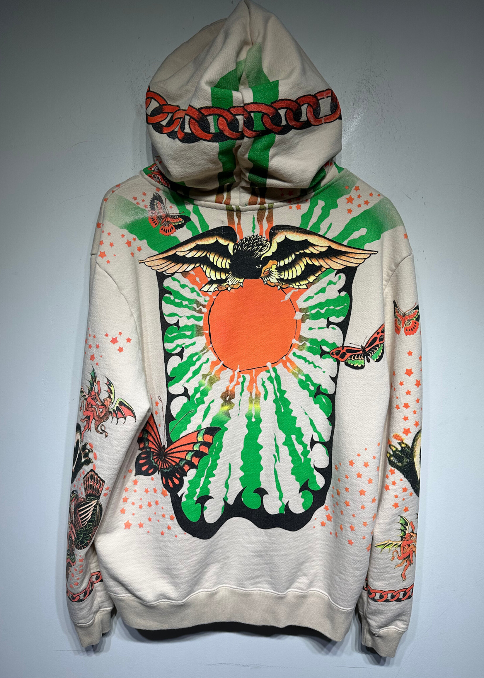 Denim Tears African Diaspora Goods White Hoodie Masc XL