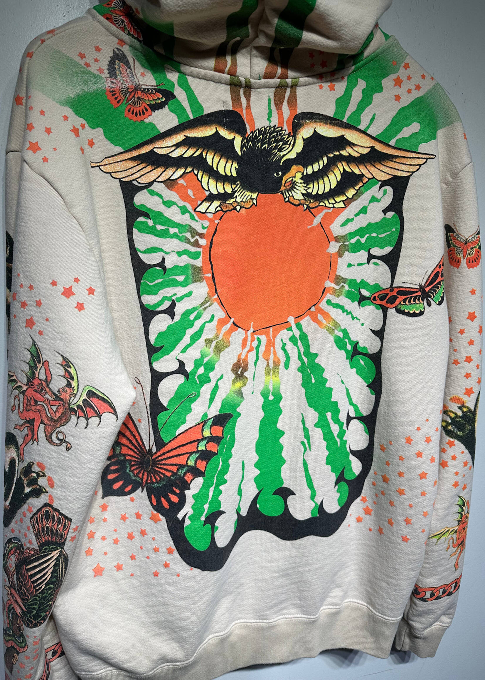Denim Tears African Diaspora Goods White Hoodie Masc XL