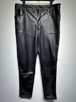 Eckhaus Latta Faux Leather Black Pants Masc 36