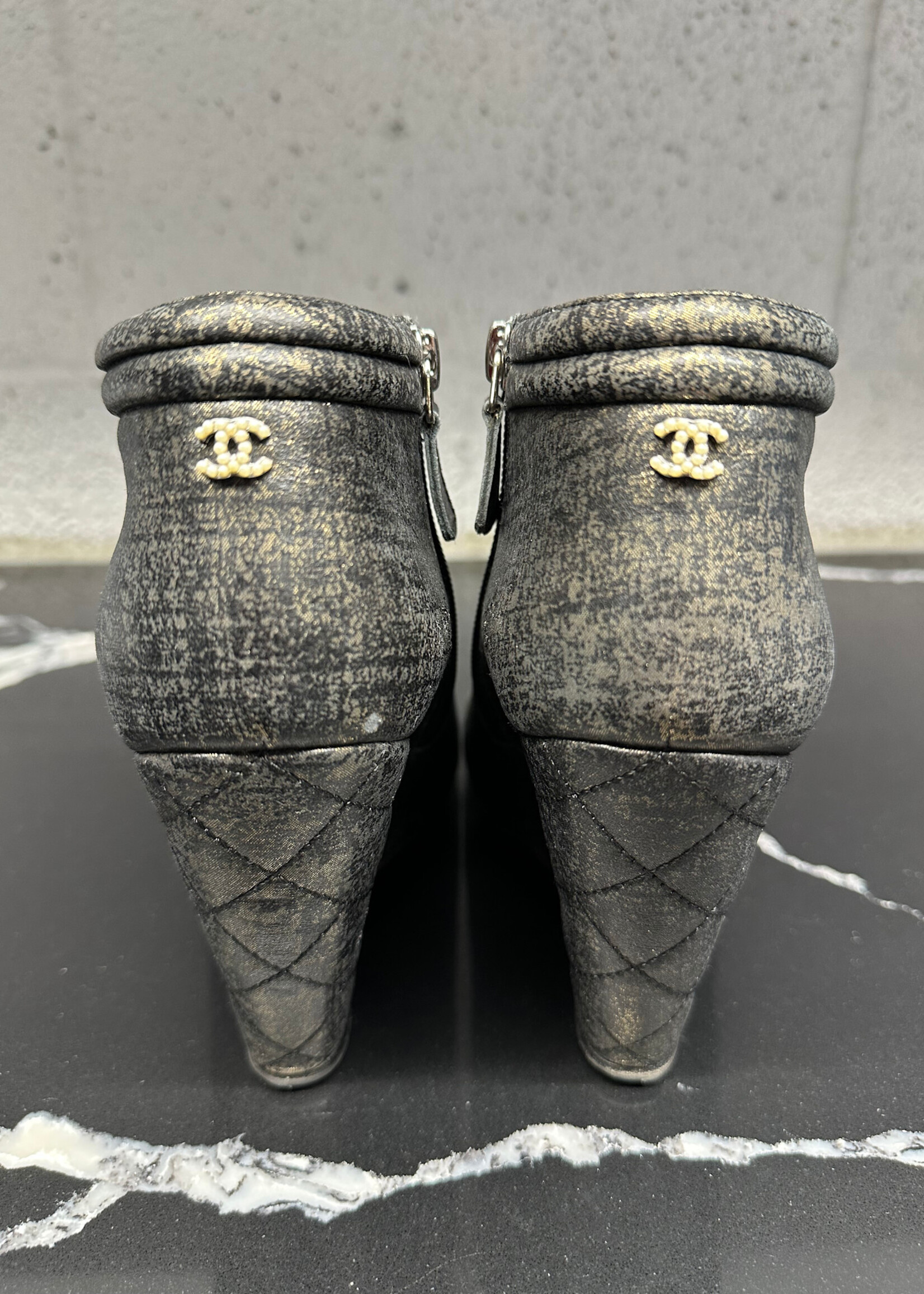 Chanel 2016 Interlocking Wedge Heels Fem 8