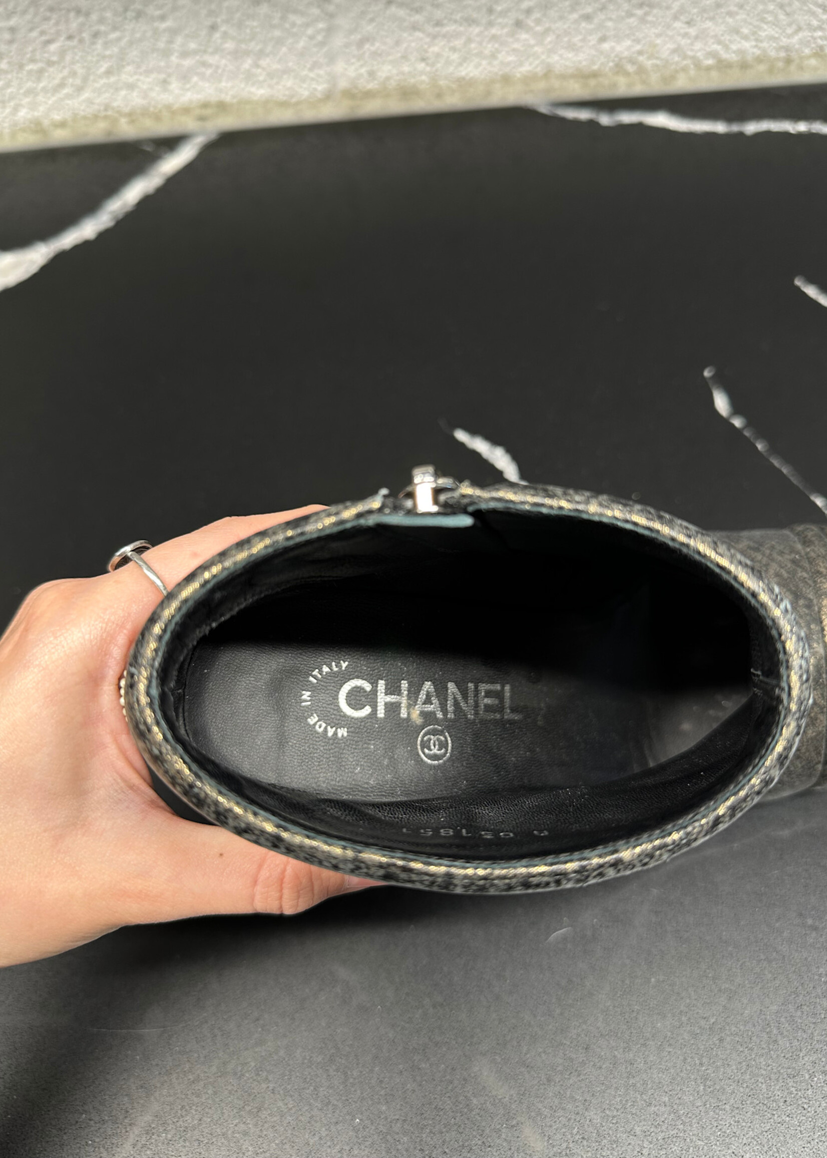 Chanel 2016 Interlocking Wedge Heels Fem 8