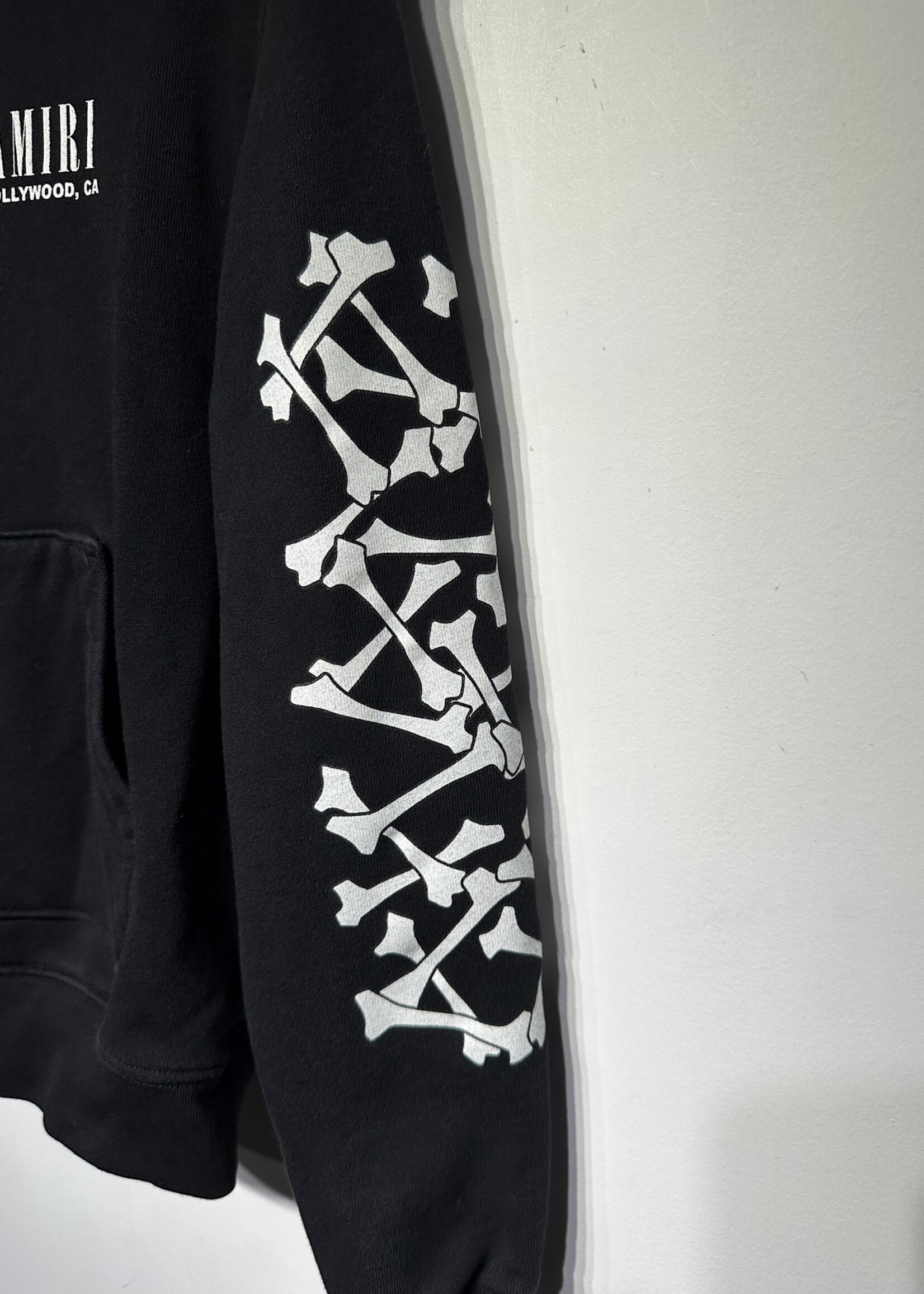 Amiri Black Bones Hoodie 10Y