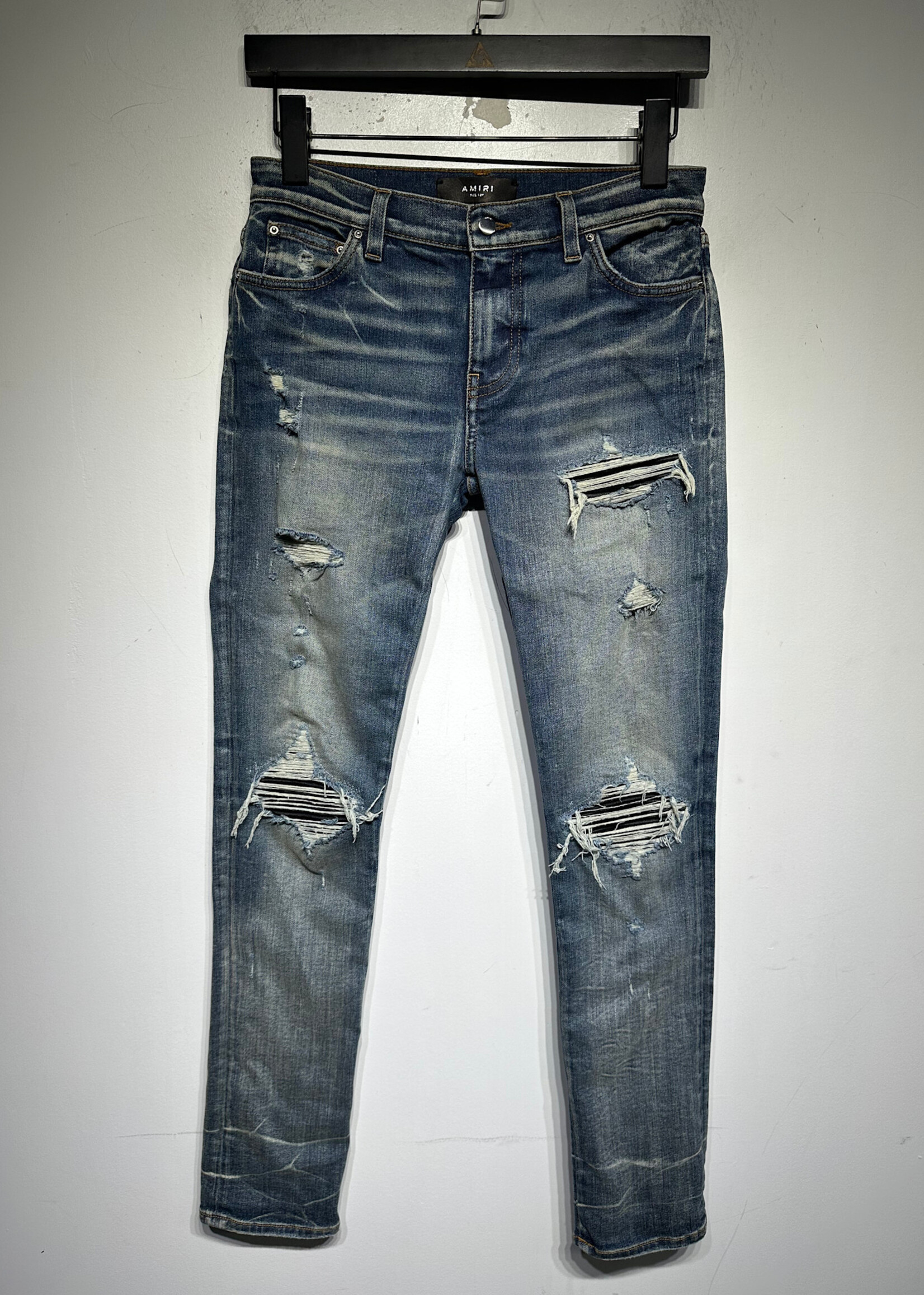 Amiri Distressed Skinny Jeans 12Y As Is (24")