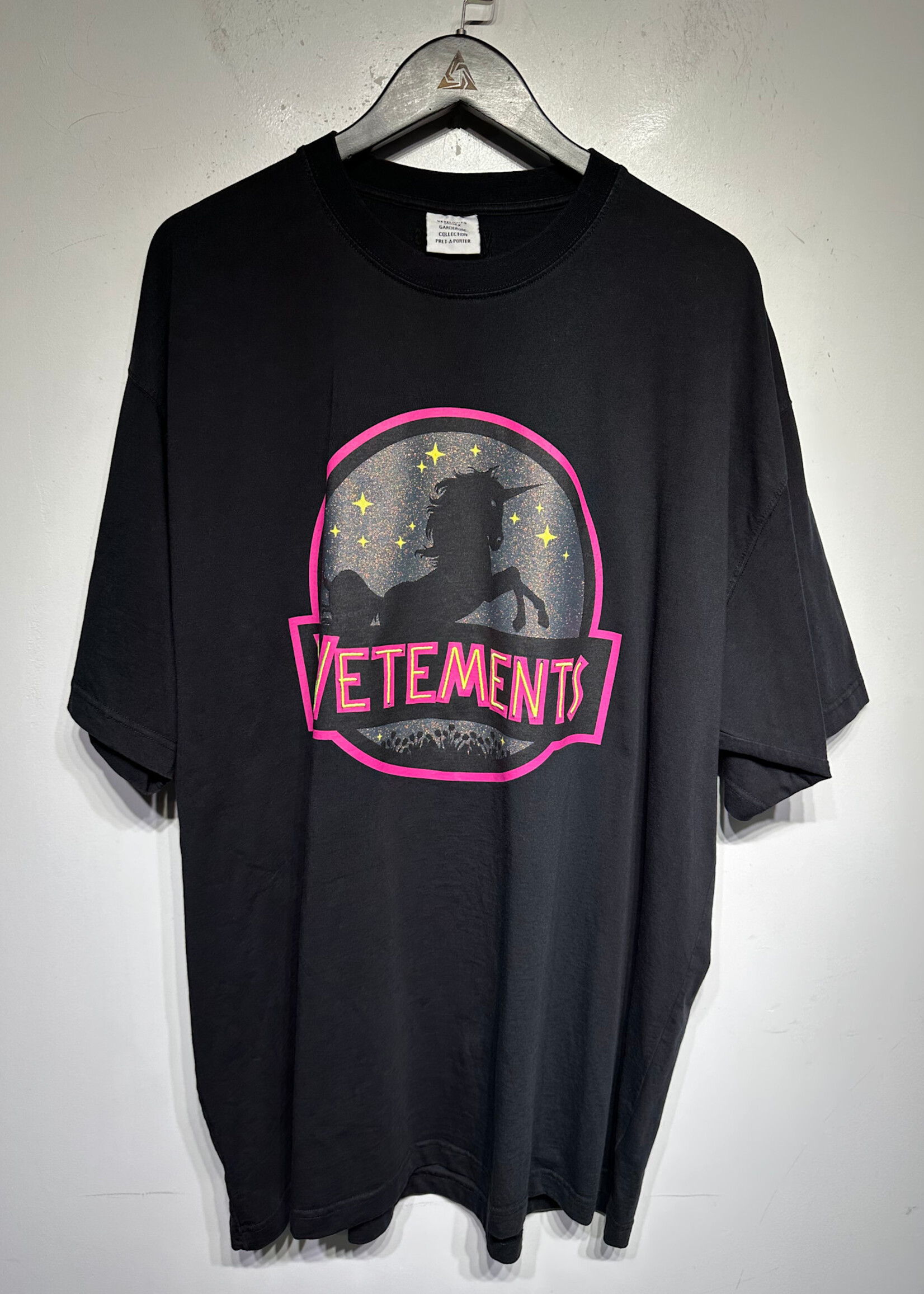 Vetements Black Unicorn Tee M