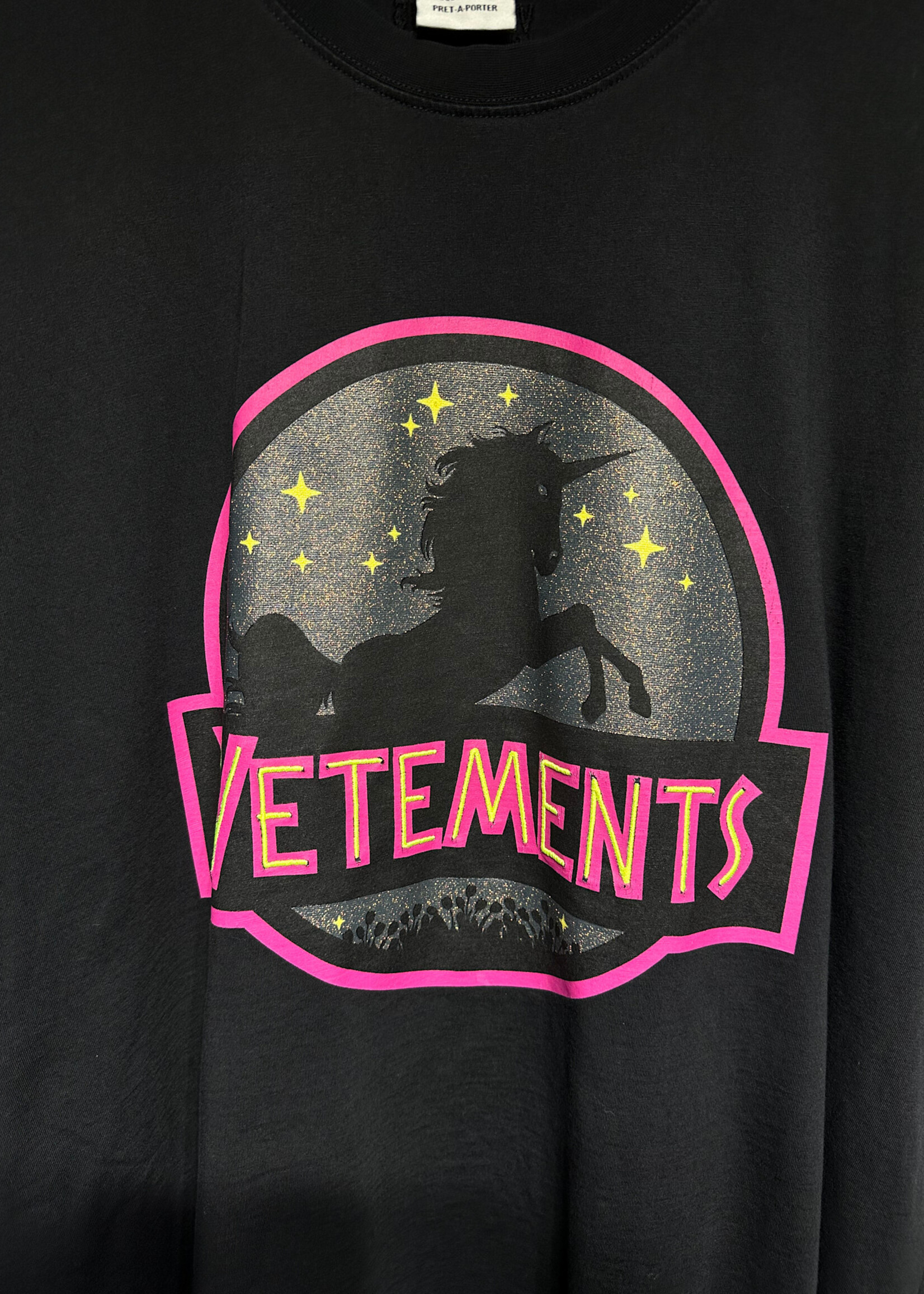 Vetements Black Unicorn Tee M
