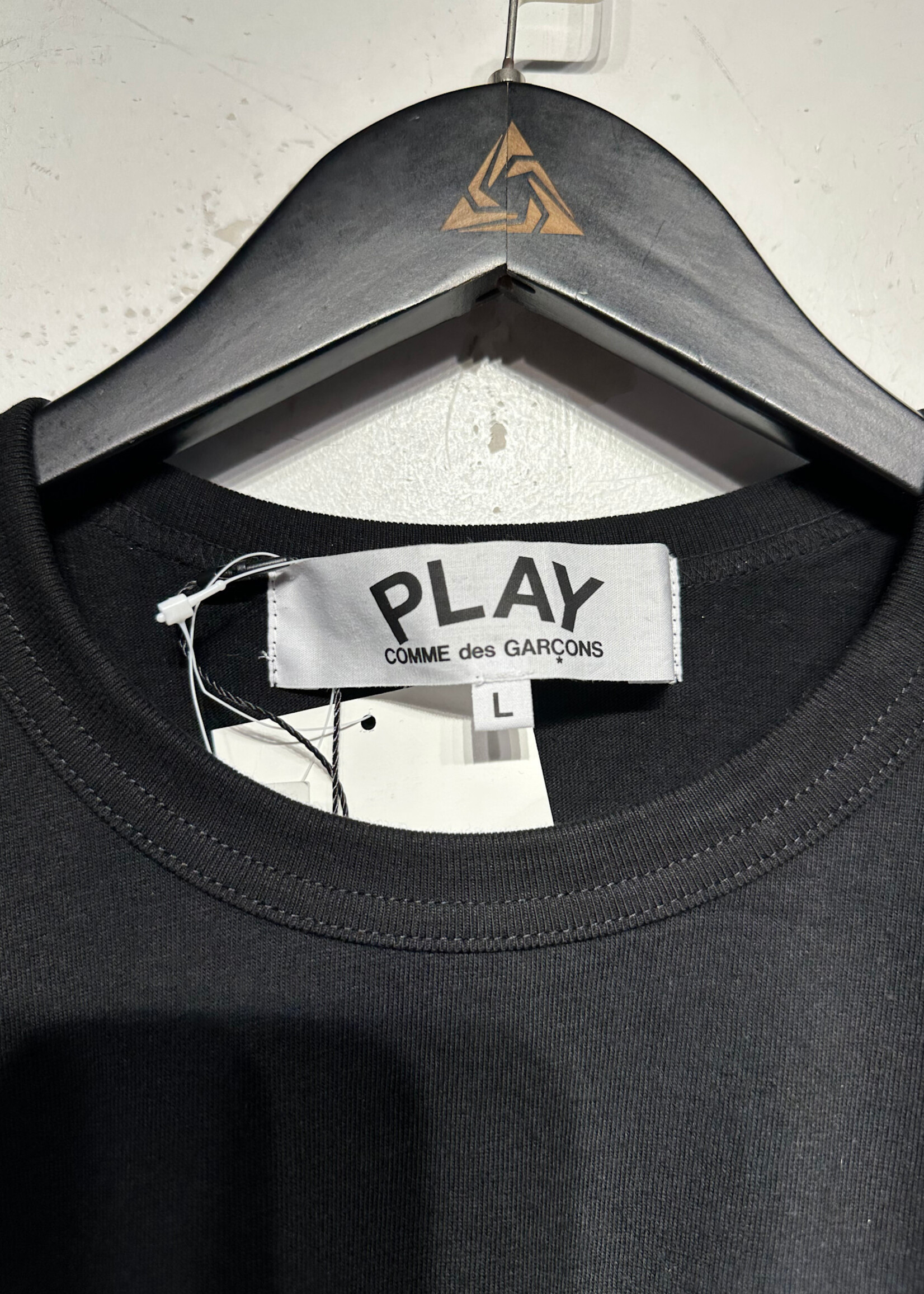 NWT CDG Play Black LS Masc L