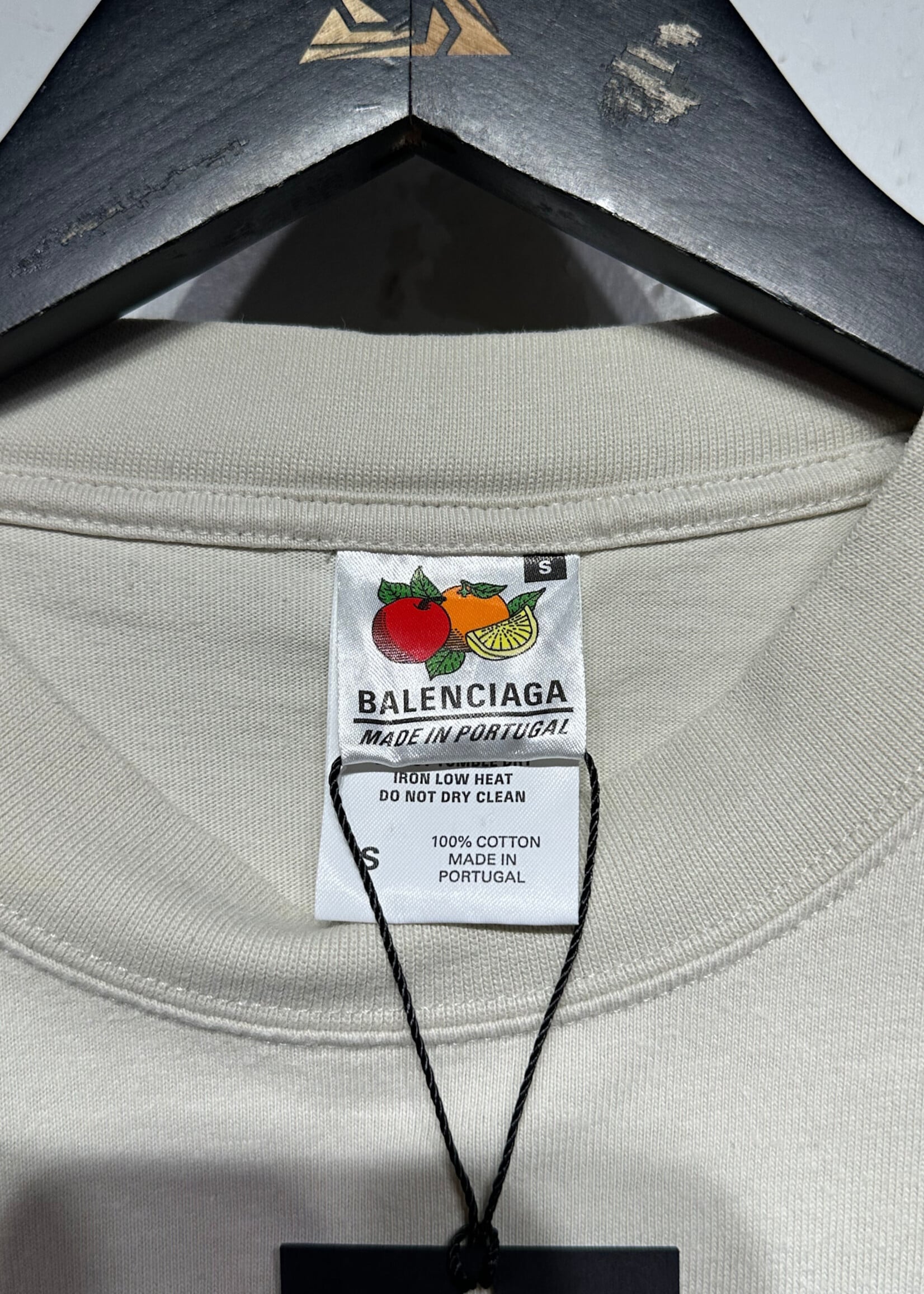 Balenciaga 'XXXL' Beige Tee S