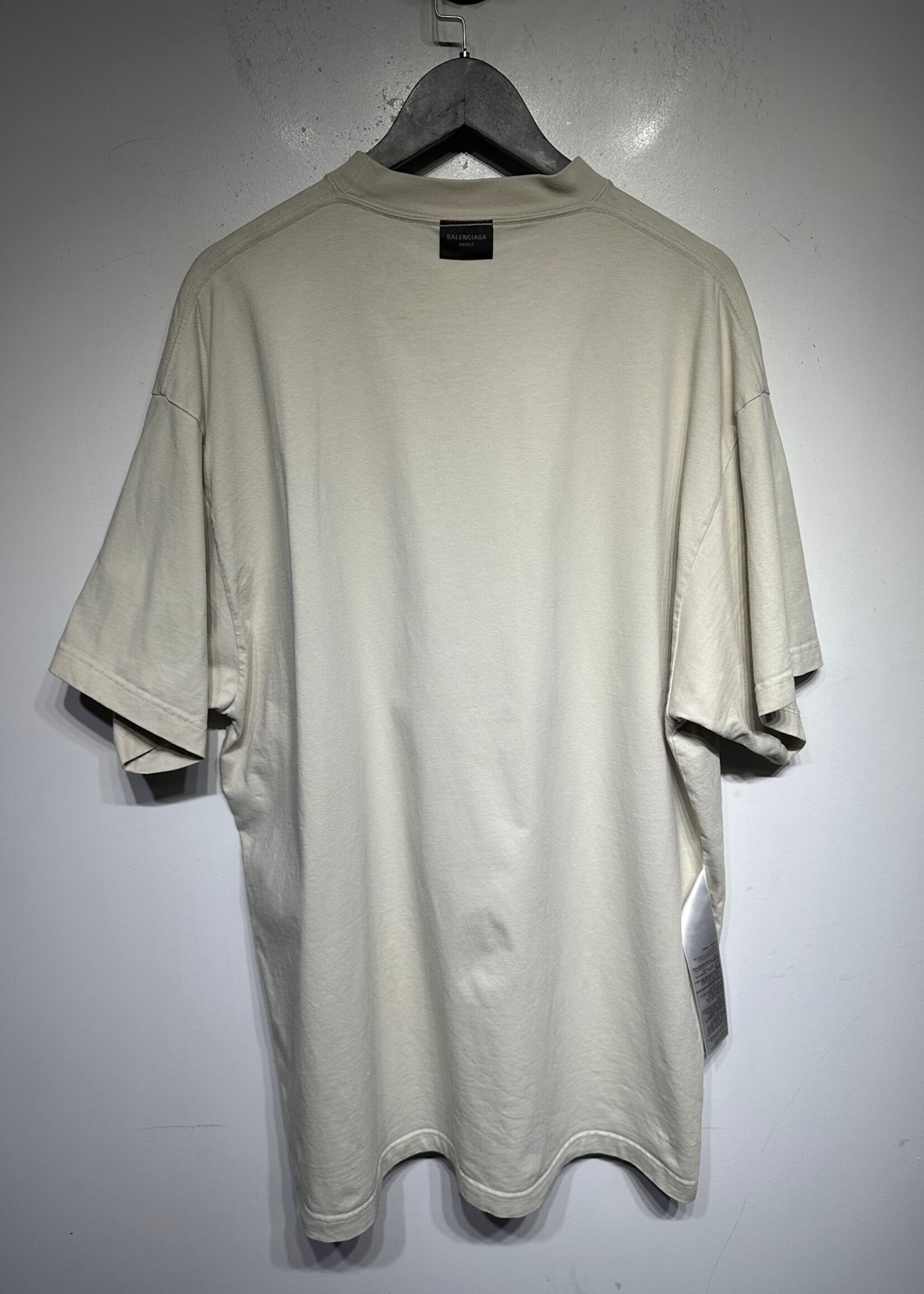 Balenciaga 'XXXL' Beige Tee S
