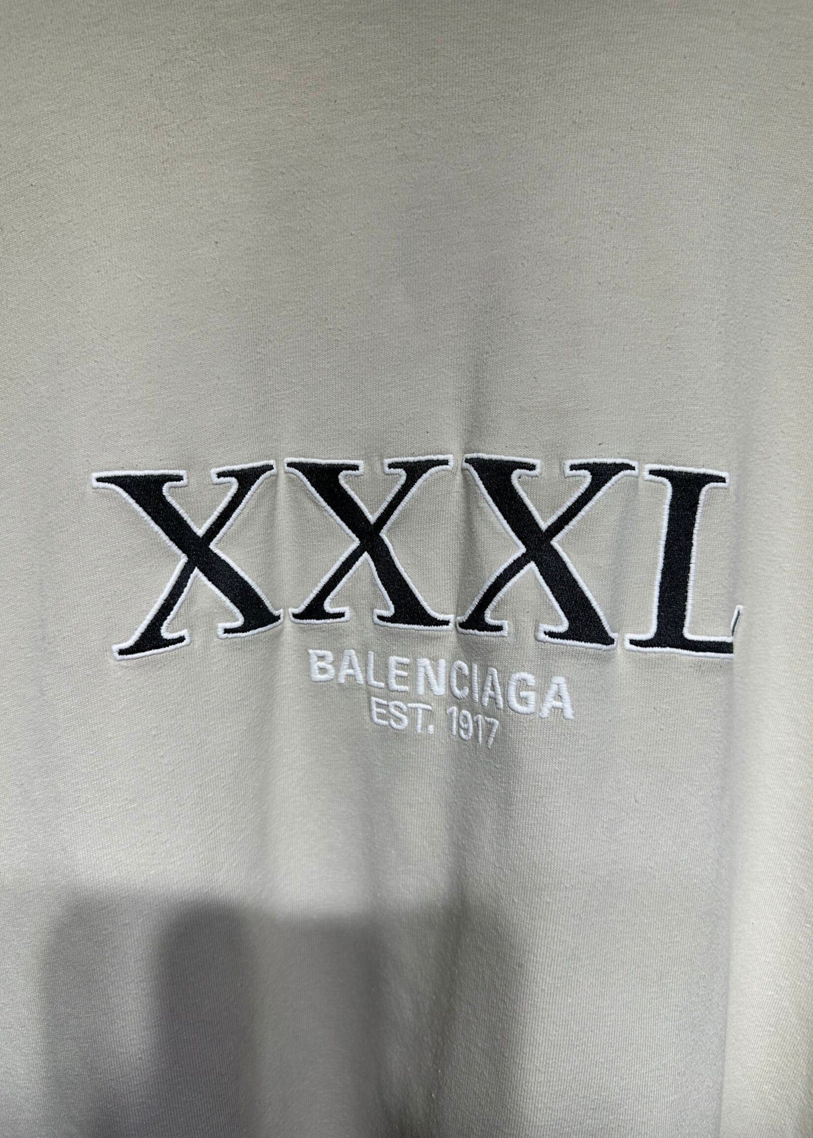 Balenciaga 'XXXL' Beige Tee S