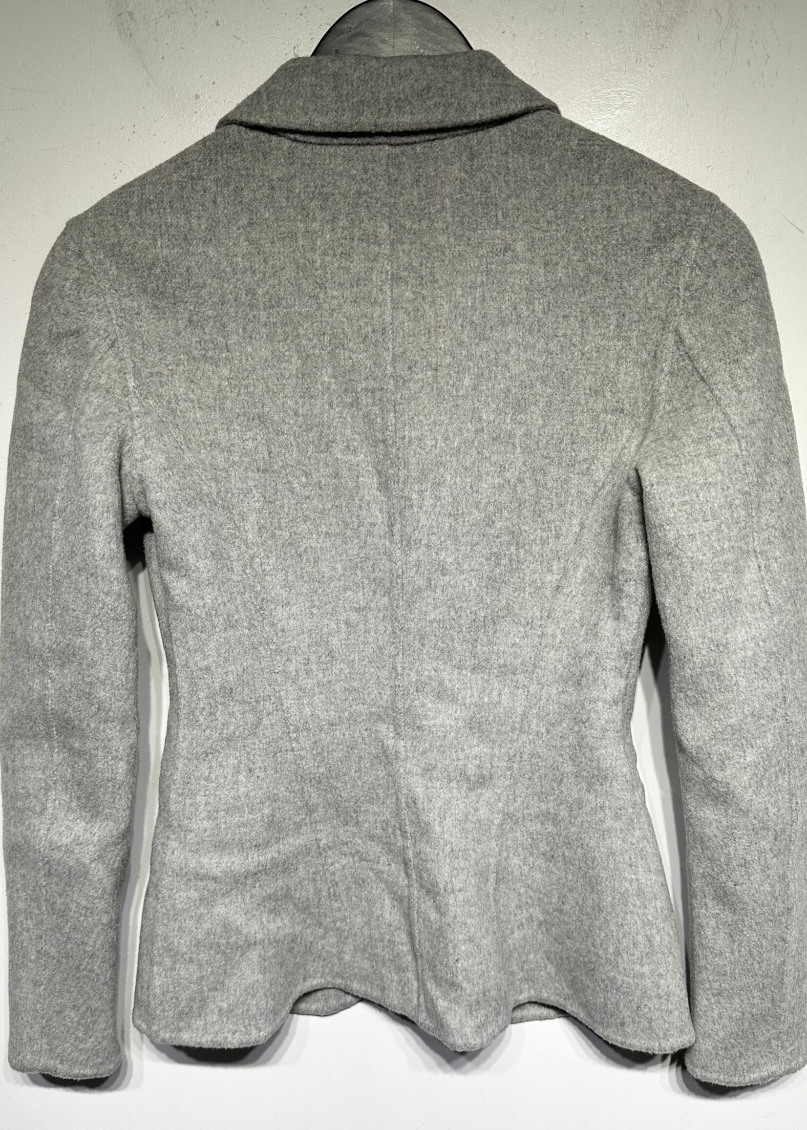 Alexander Wang Grey Wool Coat Fem XS
