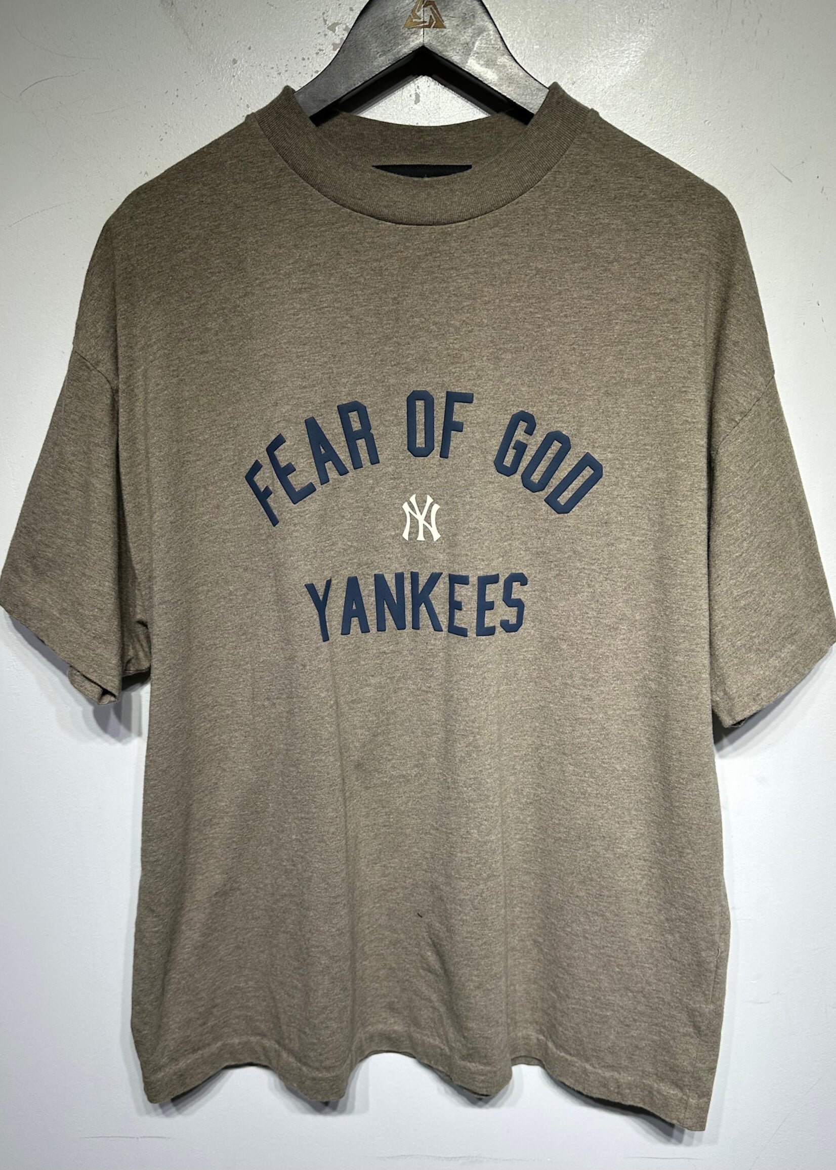 FOG Yankees Brown Heathered Tee XS