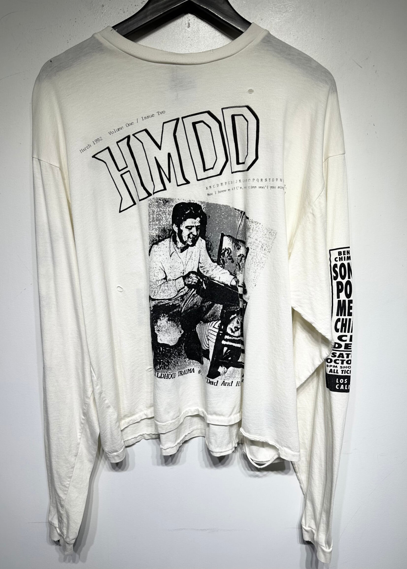 HMDD White Graphic LS M