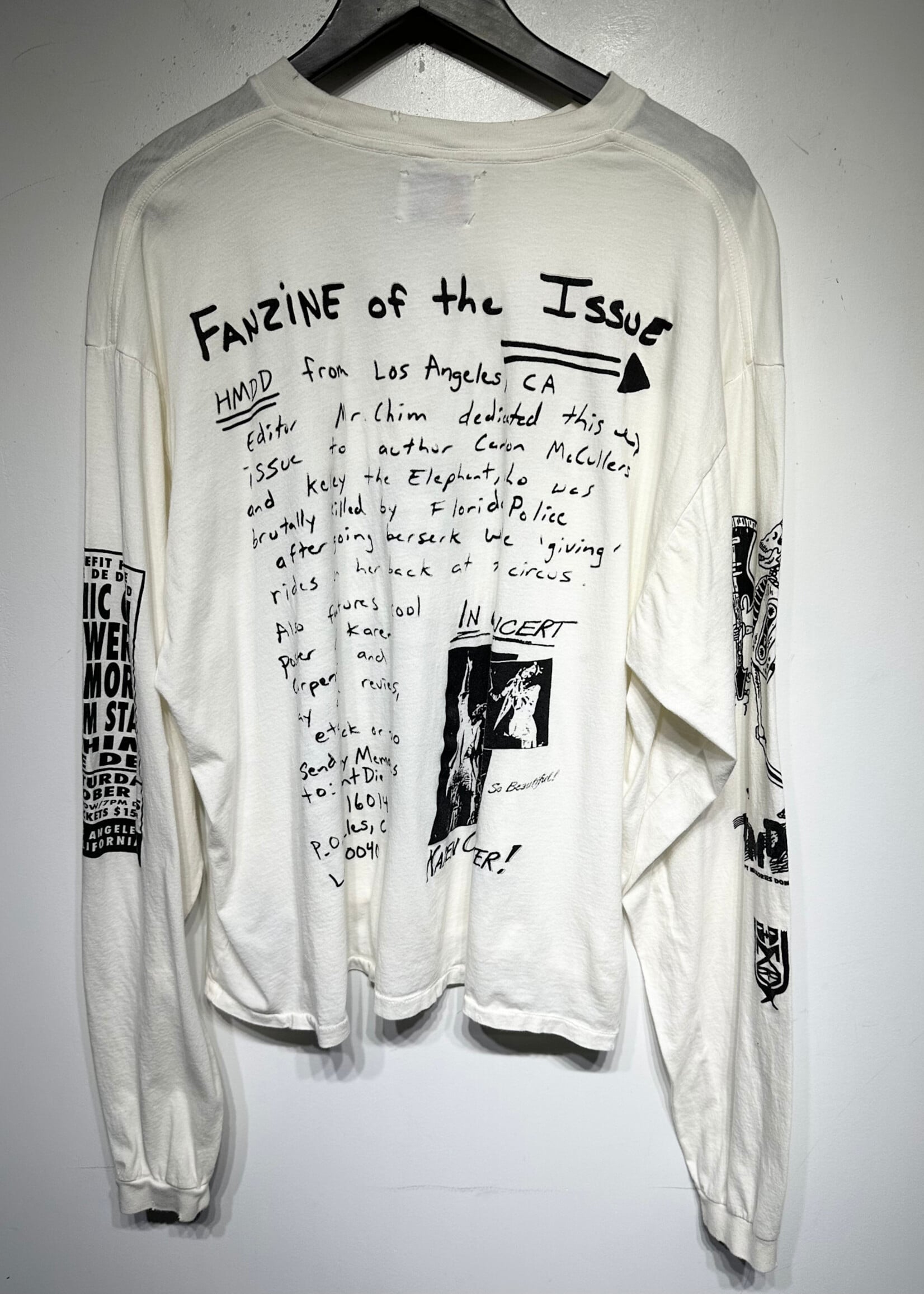 HMDD White Graphic LS M
