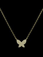 Be-Je Designs Beje - Silver Butterfly Necklace (SS602N)