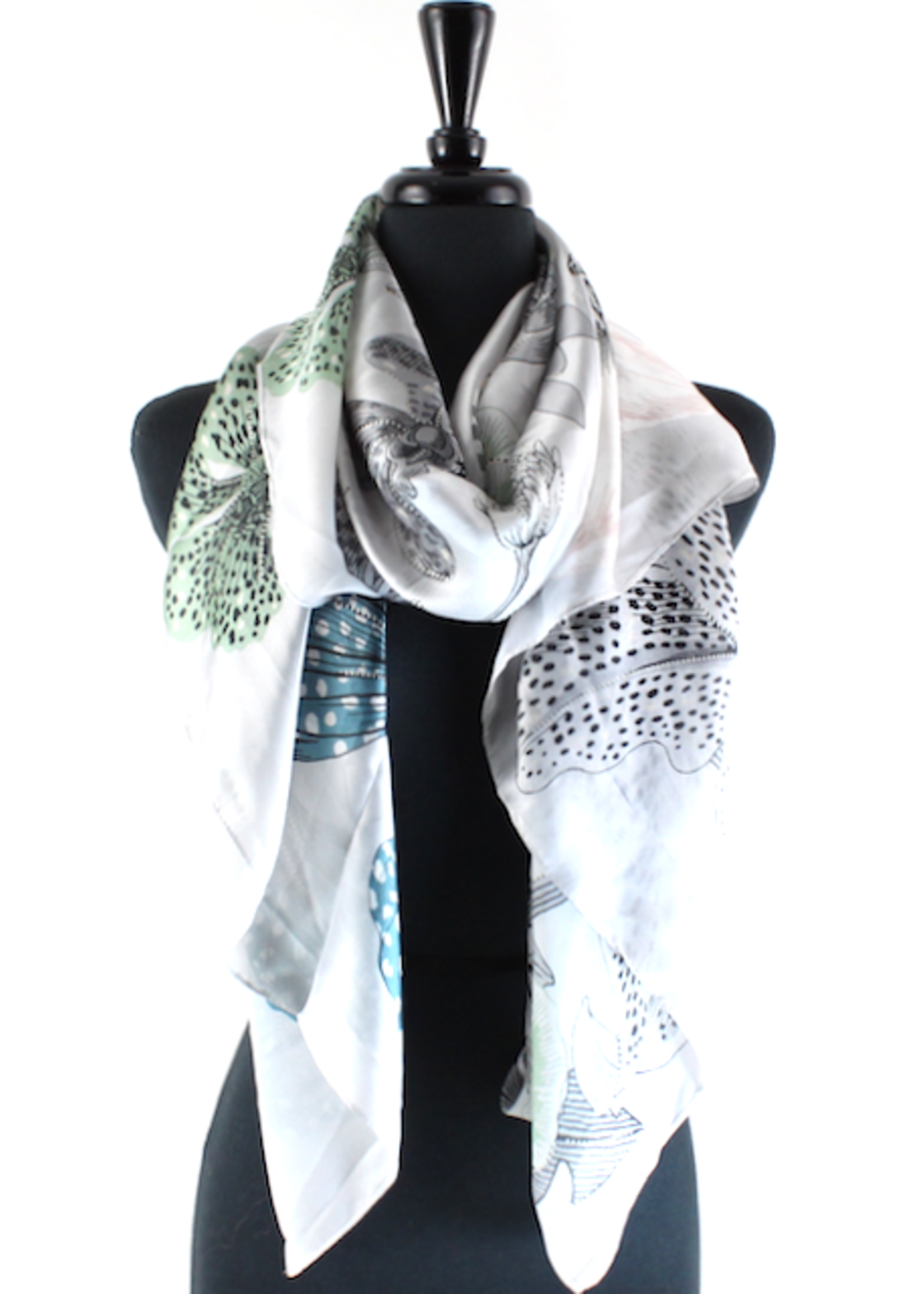 Pretty Persuasion PP - Pearl Orchids Scarf