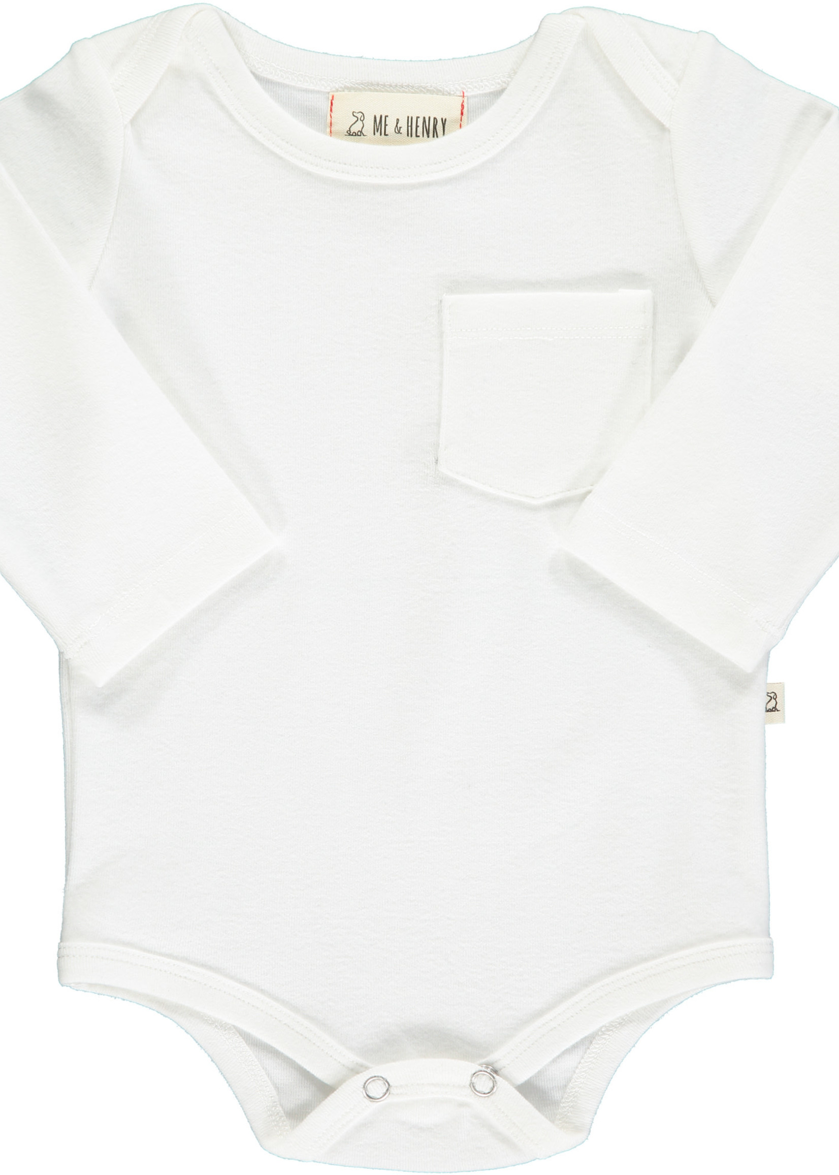 Me & Henry Me & Henry - Solid Brushed Cotton Onesie/Tee