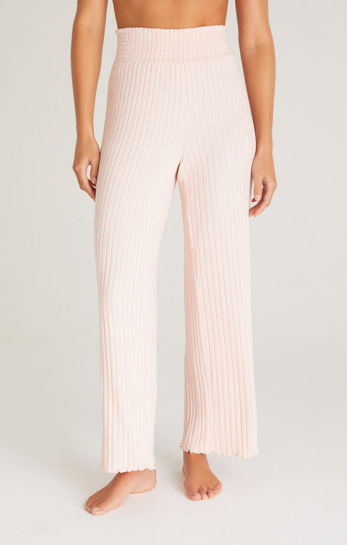 Z Supply Z Supply Dawn Smocked Rib Pant On The Avenue Boutique