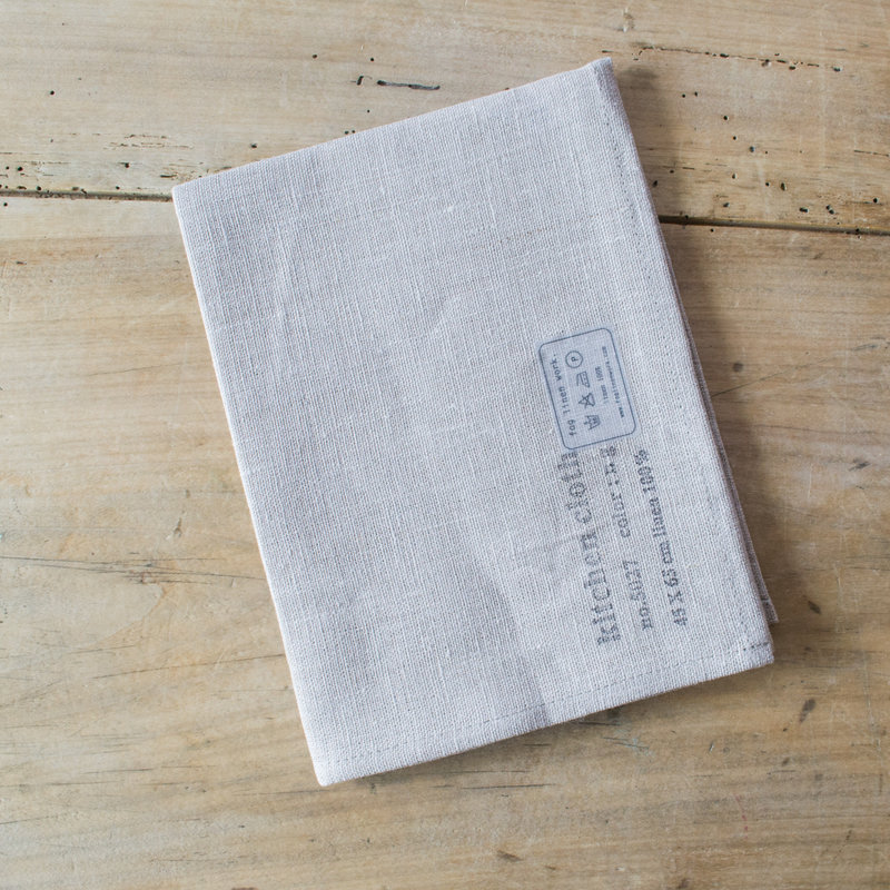 Fog Linen Linen Kitchen Towel - Natural