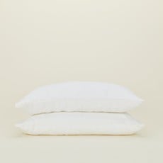 Hawkins New York Simple Linen Sheets, King, White