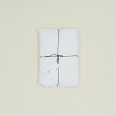 Hawkins New York Simple Linen Sheets, Queen, White