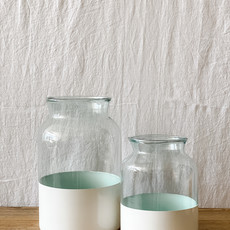 Mason Jar Medium - White