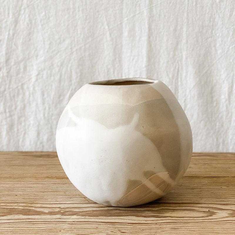 Medium Sphere Vase - Stone