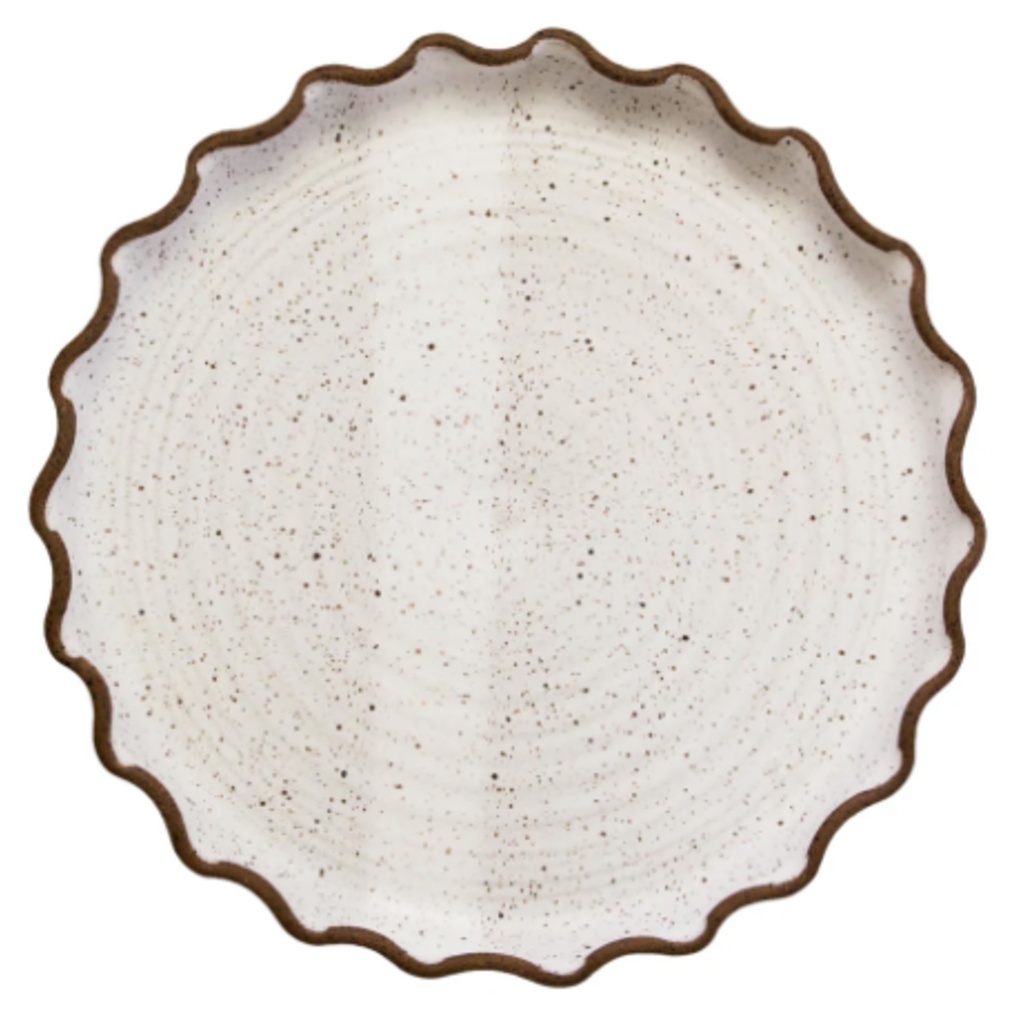 RV Pottery Two Inch Pie Plate - Dalmation