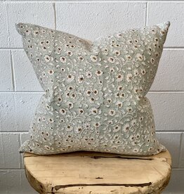 Filling Spaces Kundan Pillow, 22" x 22" - Stone