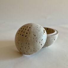 HAAND Craft Stone Smudge Bowl, Incense Holder