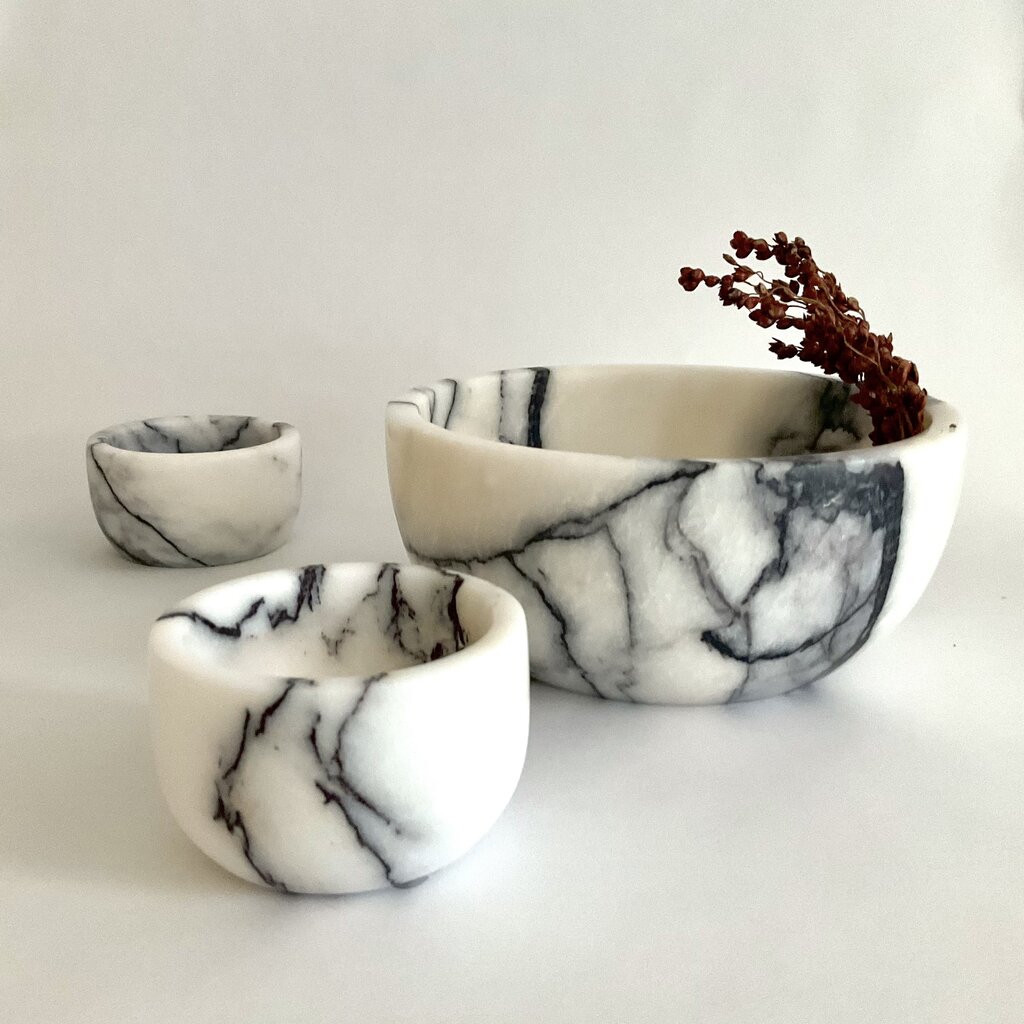HAAND Craft Lilac - Stone Serve Bowl, Medium