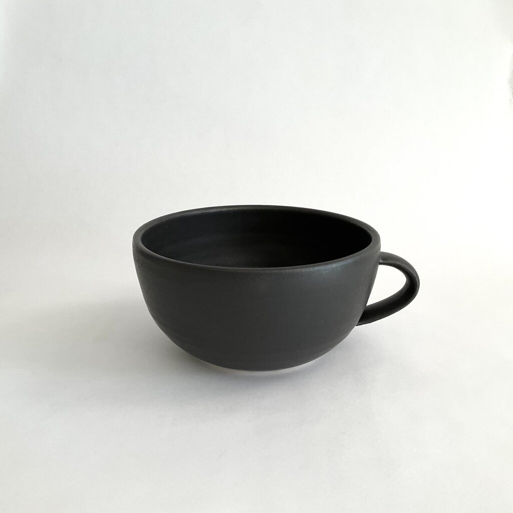 Sheldon Ceramics Farmhouse Latte Mug - Black