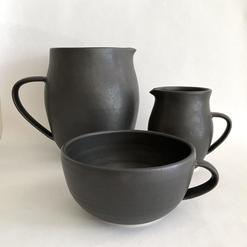 Sheldon Ceramics Farmhouse Latte Mug - Black
