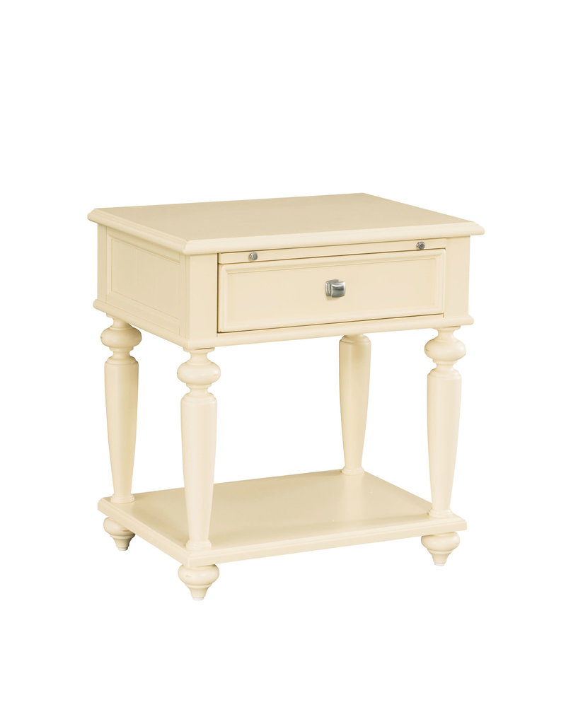 American Drew Camden Buttermilk Open Leg Nightstand 920 401 Furnish This