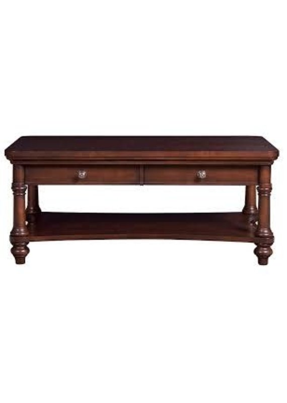 Louis Philippe Rectangular Cocktail Table  (Cherry) (AS-IS)