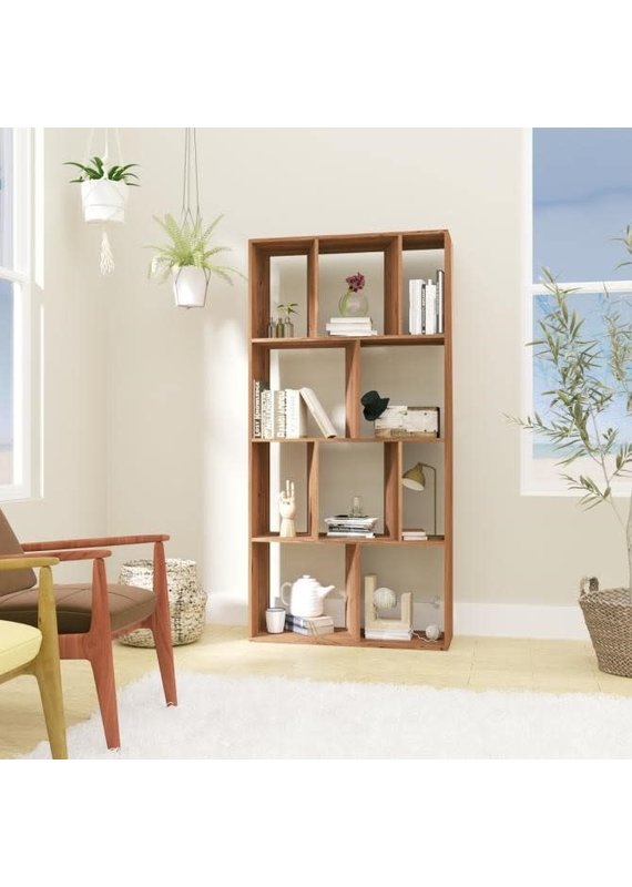 Style N Living Hixon Natural Bookshelf