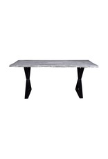Porter Designs Porter Designs Crossover (Gray) Live Edge Dining Table (SB-AUT-64G)