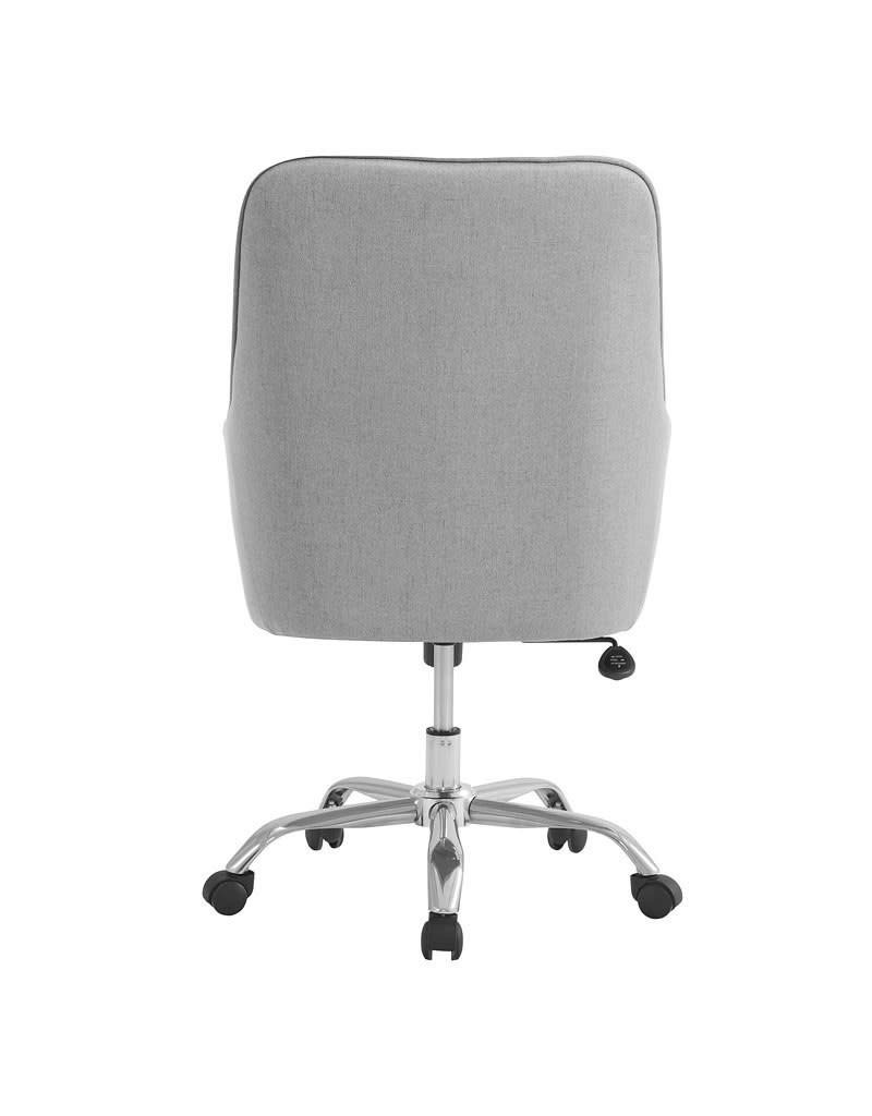 Elements | Evan Office Chair (Grey Fabric) - Furnish This