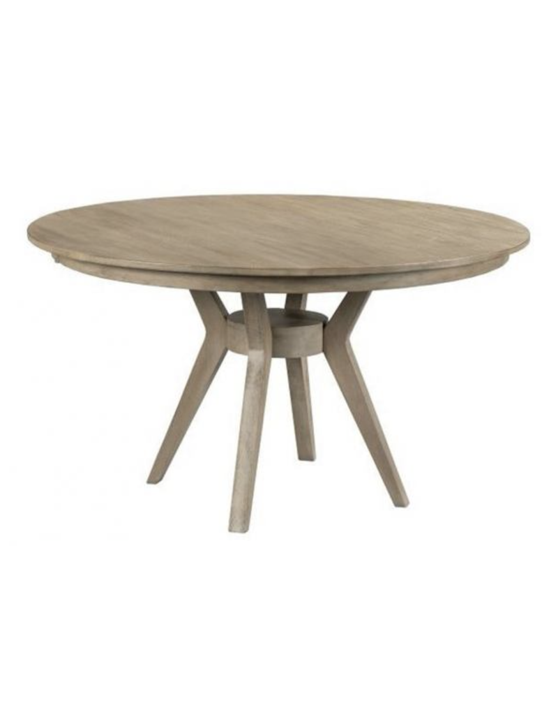 Kincaid Kincaid The Nook (Heathered Oak) 54" Round Dining Table w/Modern Wooden Base (665-54XP)