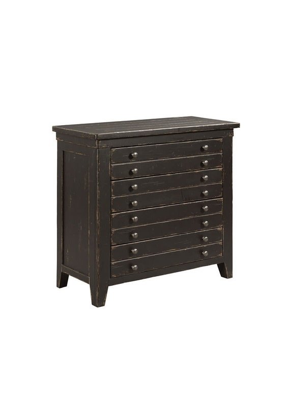 Kincaid Mill House (Anvil) Map Drawer Bedside Chest