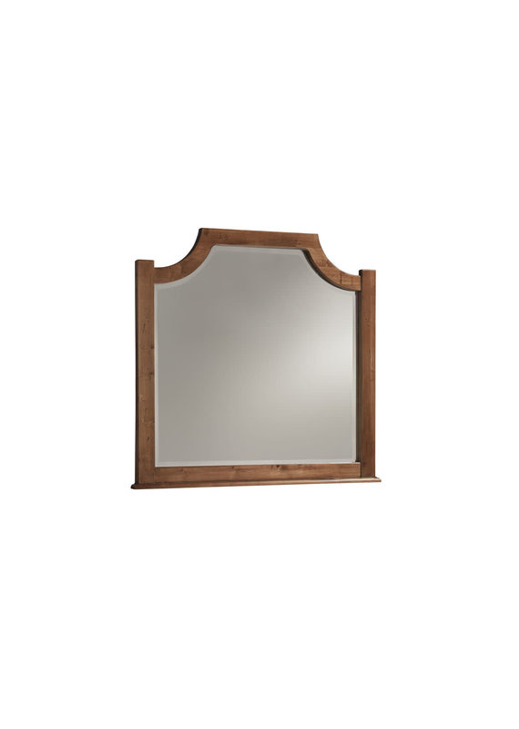 Vaughan-Bassett Maple Road (Antique Amish) Scalloped Mirror