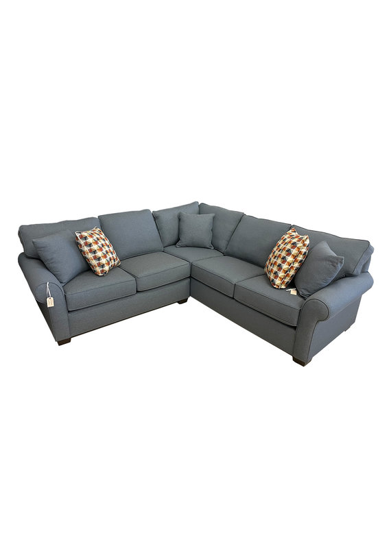 Stone & Leigh Ethan 2pc Sectional in Max Navy