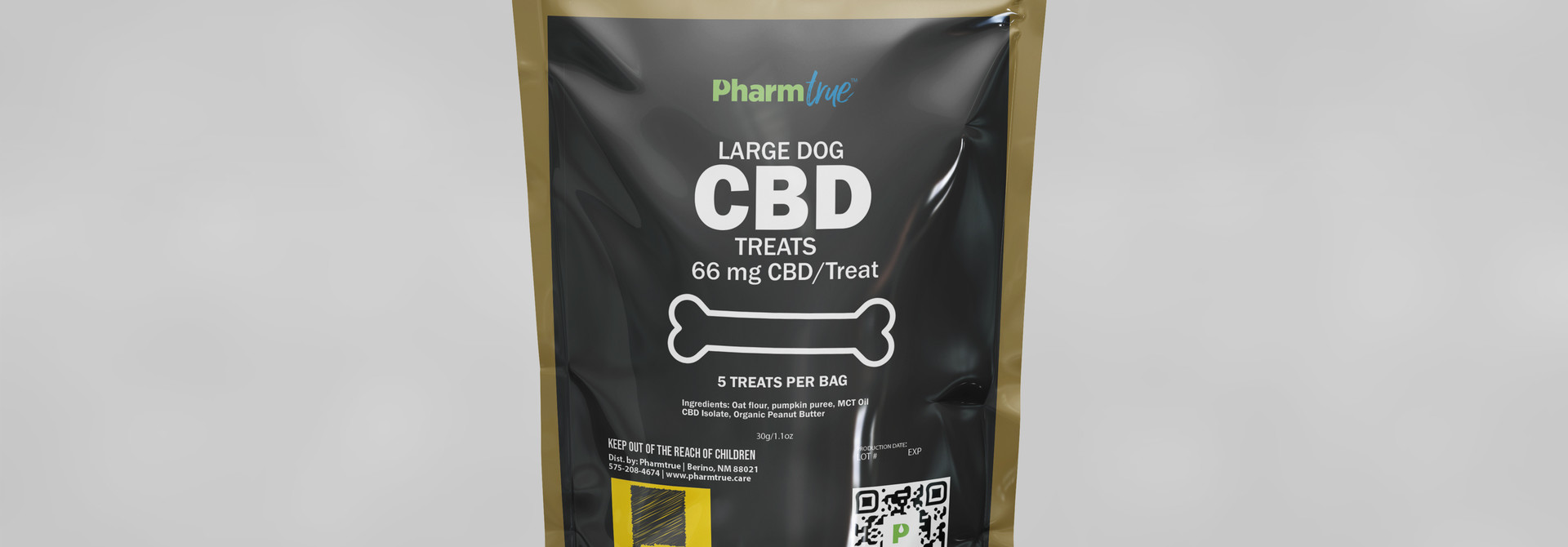Hemp Dog Treats: Large 66mg CBD
