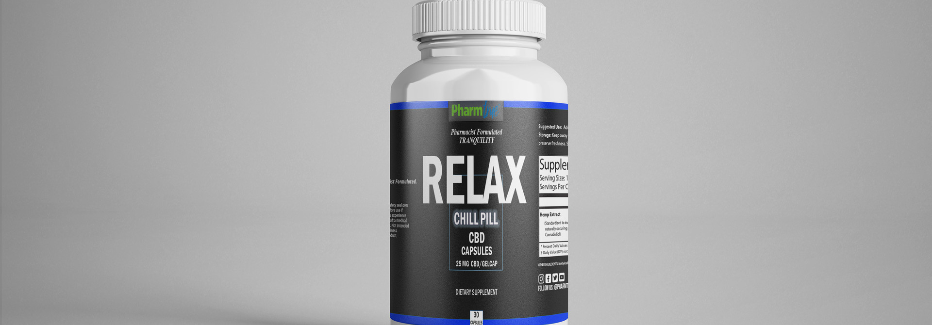 RELAX 25mg CBD Capsules