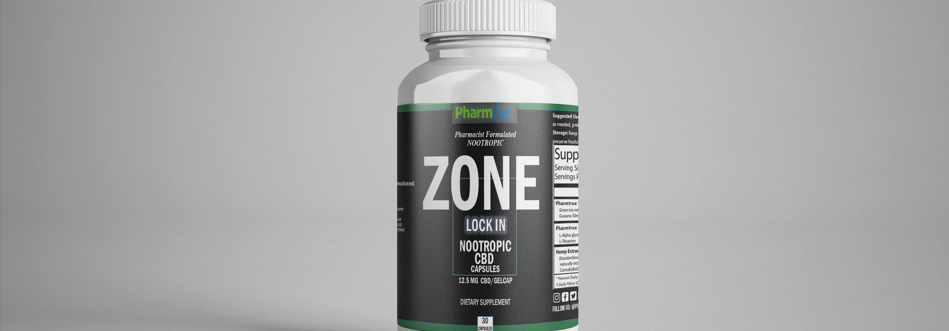 ZONE Noortropic CBD Capsules