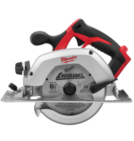 Milwaukee Milwaukee 2630-20 Circular Saw, Bare Tool, 18 V Battery, Lithium-Ion Battery, 6-1/2 in Dia Blade, Black/Gray/Red