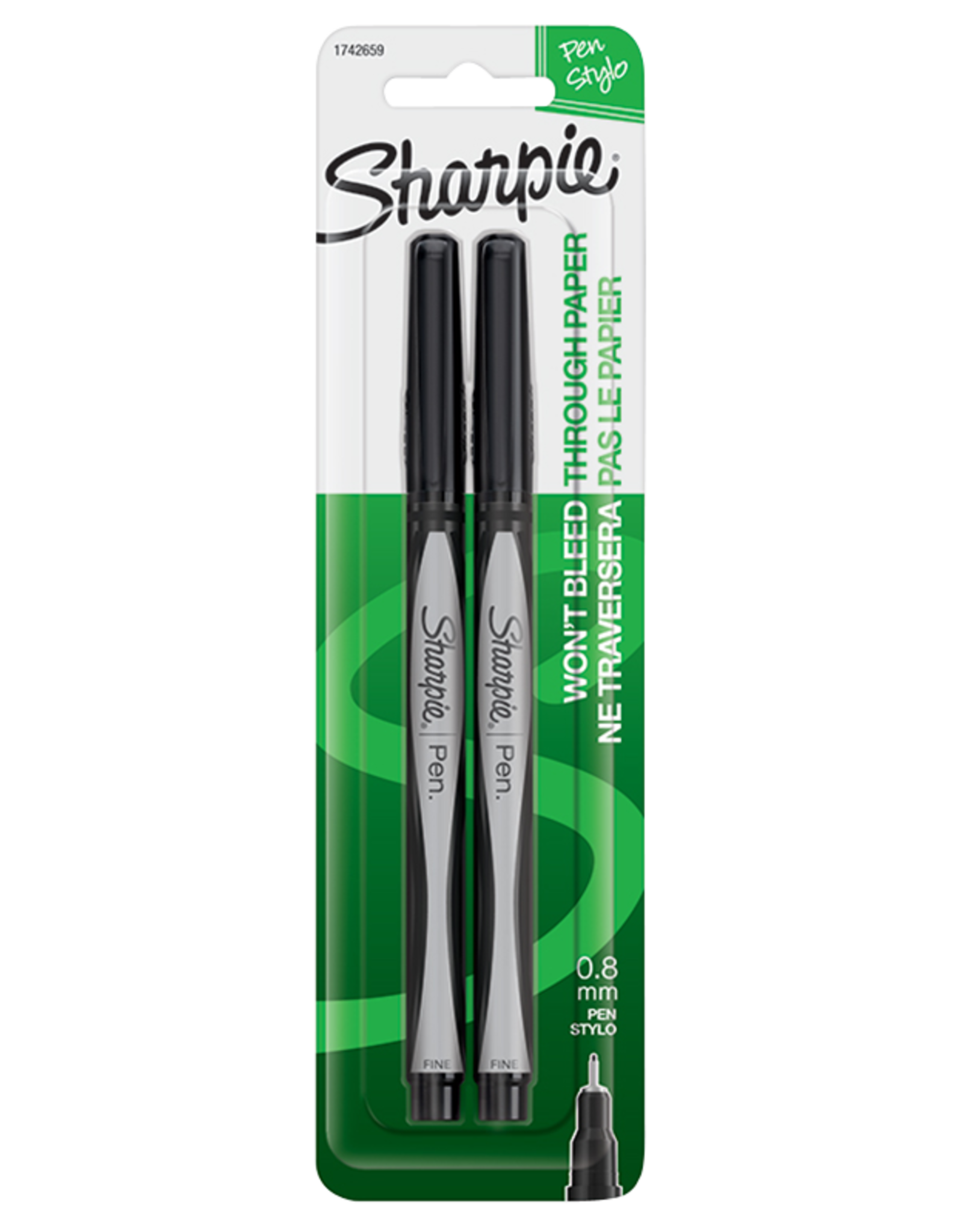 Sharpie Sharpie Premium 1742659 Non-Toxic Pen, 0.3 mm Tip, Fine Tip, Black  Ink* - A-OK Building Supply