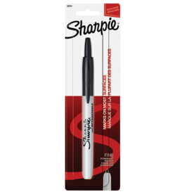 Sharpie Sharpie 32721 Retractable Permanent Marker, Fine Black Lead/Tip